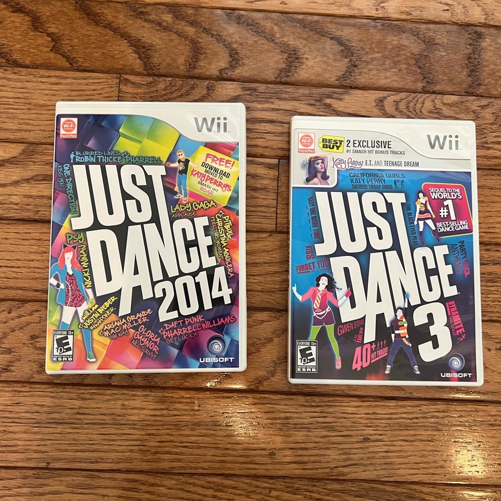 Wii Just Dance games